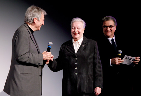 Costa-Gavras, Madeleine Malthête-Méliès et Serge Toubiana